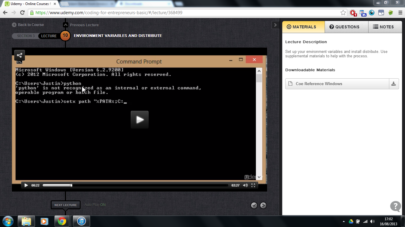  Coding for Entrepreneurs   A First Look
