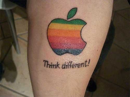 When A Brand Becomes A Tattoo apple tattoo When A Brand Becomes A Tattoo