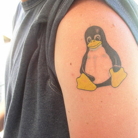 When A Brand Becomes A Tattoo linux tattoo When A Brand Becomes A Tattoo