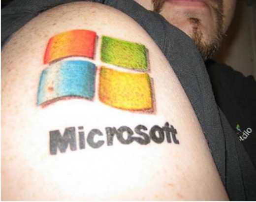 When A Brand Becomes A Tattoo microsoft tattoo When A Brand Becomes A Tattoo