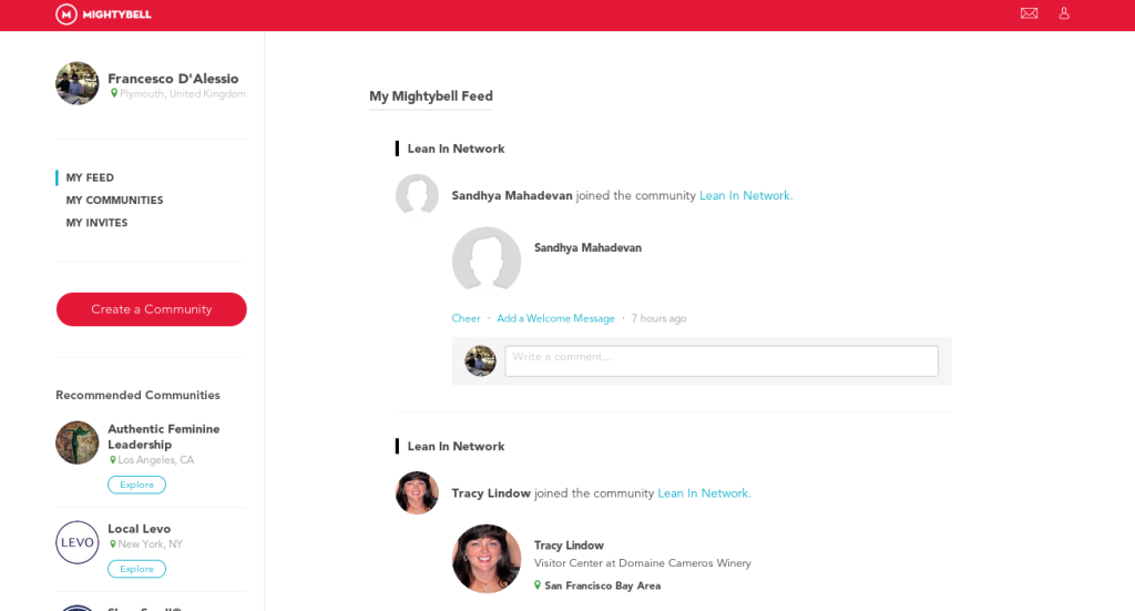 MightyBell MightyBell   Smarter Social Networks Helping The World Grow
