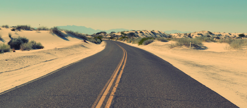 road-desert